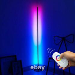 Prysm Minimal Color Changing RGB Floor Lamp Sleek Round Base