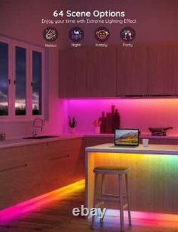 RGBIC LED Strip Lights, Color Changing LED Strips, App Control via 65.6ft