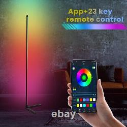 RGBW Colour Changing LED Floor Light Minimalist Mood Lamp Corner Stand 150cmTall
