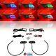 Rgbw Led Multi-color Changing Headlight Accent Drl Set For 2013-14 Ford Mustang