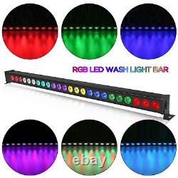 RGBW Wall Washer Light Bar 72W Color Changing LED Flood Lights Fixture withRemote