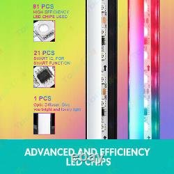RGB Corner Floor Lamp Modern Colour Minimalist LED Standing Light Mood Lighting