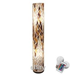 RGB LED Floor Lamp Remote Control Textile Floor Light Dimmable Color Changing