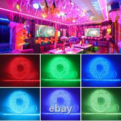 RGB LED Strip 220V240V SMD5050 60LEDs/m Tape Waterproof Kitchen Cabinet Lights