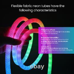 RGB LED Strip Lights Flexible Neon Flex Rope Lights Waterproof Outdoor Lighting