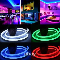 RGB Neon Flex LED 220V-240V 10x18mm IP67 Waterproof Flexible Outdoor Lighting UK