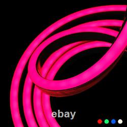 RGB Neon Flex LED Rope Strip Light IP67 Waterproof 220V 240V Outdoor Lighting UK