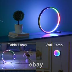 RGB Table Bedside Lamp Night Stand Desk Light Mood Lighting Ring Light
