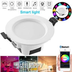 RGB/WWithCW LED Recessed Ceiling Panel Down Light Spotlight Colour Changing Lamp