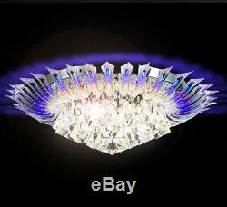RGB color changing led crystal chandelier ceiling lamp light RC D60cm Andromeda