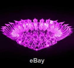 RGB color changing led crystal chandelier ceiling lamp light RC D60cm Andromeda
