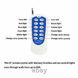 RSN LED Wall Washer Light108W RGB Color Changing with RF Remote Controller3.2