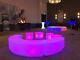 Remote Controlled Colour Changing Led Glow Curve Bench Seating