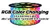 Rgb Color Changing 120 Volt Led Strip Lights Full Showcase