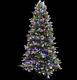 Santas Best 7ft Sugar Snow Flocked Christmas Tree Colour Change Led Lights (36)
