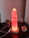 Selenite Crystal Usb Lamp Mountain Tower Colour Changing Lamp, 20cm