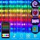 Smart Led Fairy Curtain Lights Color Changing, 400 Led Rgb Window Curtain
