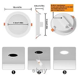Smart Recessed Lighting 4 Inch Color Changing 12W LED Downlight 1000 Lumen Rece