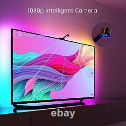 Smart WiFi LED TV Backlights with Camera, DreamView T1 Smart RGBIC TV Light for