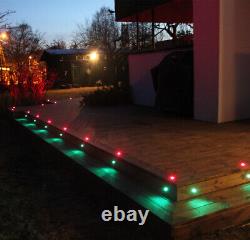 Smart Wifi Mini 22mm Led Decking/plinth Lights Dimmable Ip67 Rgb Colour Changing