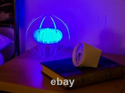 Spearmark Core Of Light Led Light Colour Changing Silver Sphere Sculpture Lamp