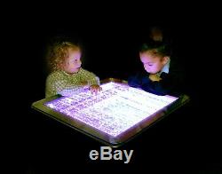 Square Bubble Table with Colour Changing LED Lights Sensory Furniture