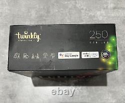 TWINKLY Strings RGB 250 Generation II Smart LED Light String TWS250STP-BUK BNIB