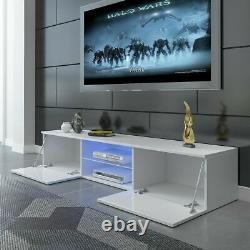 Tasitble Modern 160cm TV Unit Cabinet Stand Cabinet Matt Body High Gloss LED UK