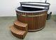 Thermowood Fibreglass Hot Tub 316ansi External Wood Fired Heater + Jacuzzi + Led