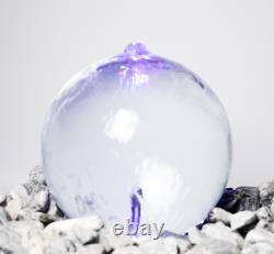 Translucent Sphere Water Feature with Colour Changing LEDs by Ambiente D
