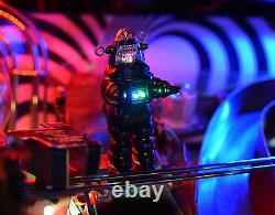 Twilight Zone Pinball Machine Robby Robot withbase, Color Changing/Blinking LED