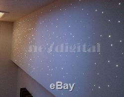 Twinkle stars fiber optic light kit dual output RGB+W led chanderlier night lamp