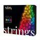 Twinkly 250 Led Multicolor String Lights Holiday Home Decor With Black Wire