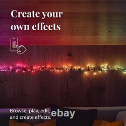 Twinkly Cluster App-Controlled LED Christmas Lights with 400 RGB 16 Million