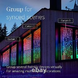 Twinkly Curtain Gen II (2) Special Edition Smart App Controlled Christmas Lights