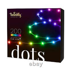 Twinkly DOTS Smart Fairy Lights 60 200 400 RGB LED 3m 10m 20m Cable Transparent