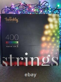 Twinkly Strings 400 App-Controlled Light garland (32m) White + RGB LEDS, Black C