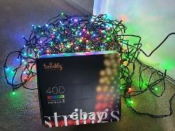 Twinkly Strings 400 App-Controlled Light garland (32m) White + RGB LEDS, Black C