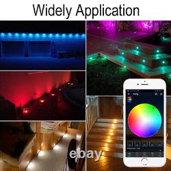 WIFI 31mm RGB+Warm White LED Decking Lights Colour Changing Kitchen Plinth Lamp