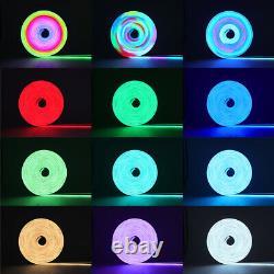 WS2811 Neon LED Strip Lights 12V/24V RGB Full Colour EU/UK Plug WIFI APP Control