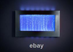 Wall Mounted Picture Frame Bubble Water Feature Fountain Contemporary Indoor