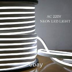 Waterproof LED Strip Neon Flexible Rope Light 220V Flexible Outdoor DIY Lighting