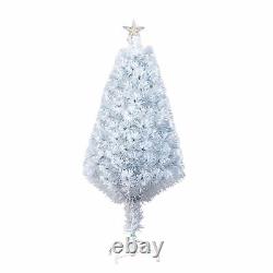 White Fibre Optic LED Christmas Tree Xmas Lights Pre Lit Star Color Changing