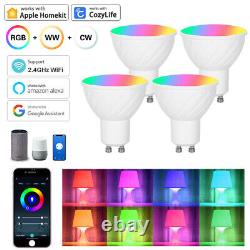 WiFi Smart LED Light Bulbs Color Changing Lamp For Apple Homekit/Alexa/Google