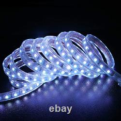 Wyzworks LED Rope Lights, 50 Ft Waterproof Color Changing Strip Light for Outdoo