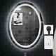Xxl Dual Led Strips Lighted Bathroom Mirror Anti-fog Sensor Touch Color Changing