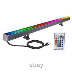 Yasotek RGBW LED Wall Washer Light Bar, RGB Color Changing Landscape Wall Wash