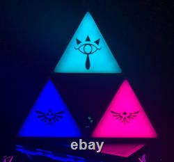 Zelda Triforce gaming Neon fanmade Desk LED Art