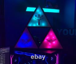 Zelda Triforce gaming Neon fanmade Desk LED Art